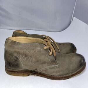 Frye Mens Jones Brown Suede Lace Up Chukka Boots Shoes 12 Medium